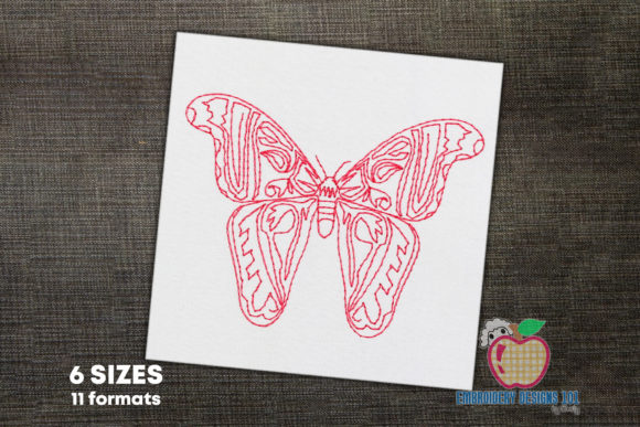 A Designer's Hands-On Review of the Butterfly Outline Embroidery