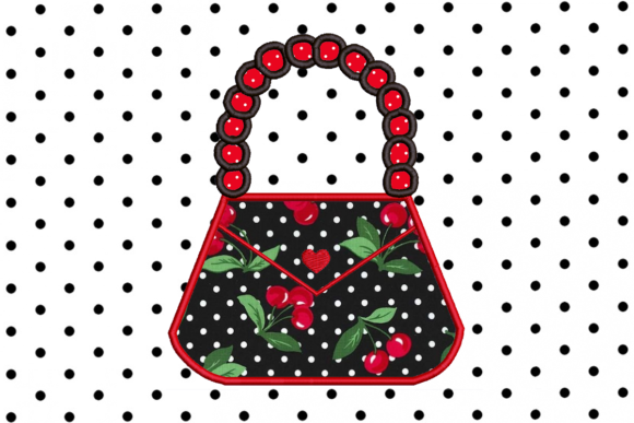 A Designer's Review: Embroidering the Purse with Beaded Handle