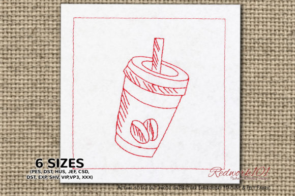 A Designer's Review of Coffee Cup with Straw Embroidery