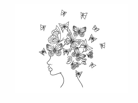 A Designer's Review: Testing African Woman with Butterflies for Gift Products