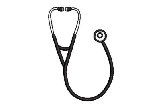 A Stethoscope Design Perfect for Clean, Professional Embroidery