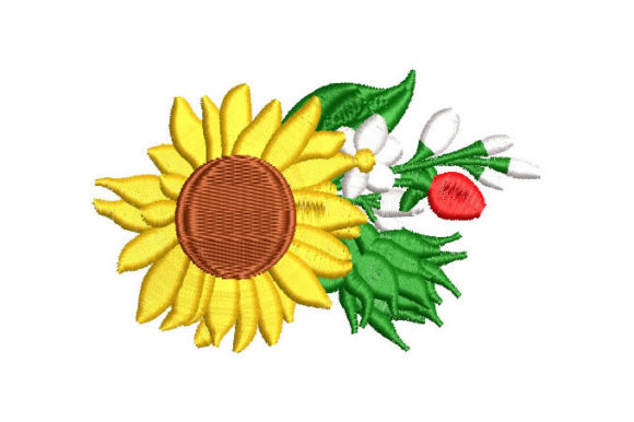 A Sunflower Embroidery Design's Gift-Making Potential