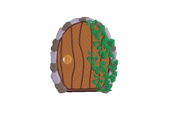 An Embroidered Fairy Door for Boutique Sweatshirts