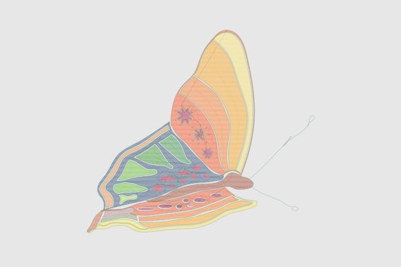 Bright November Butterfly: A Seasonal Embroidery Gem