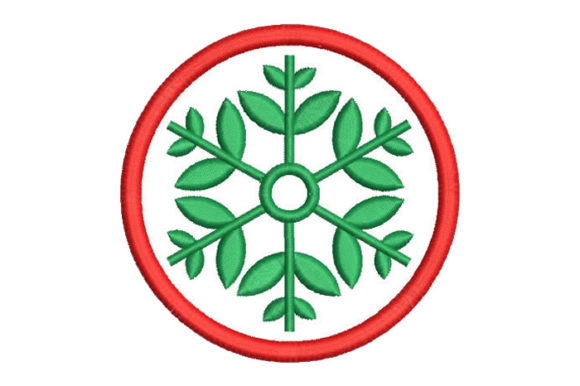 Christmas Wreath Embroidery for Branded Business Merchandise