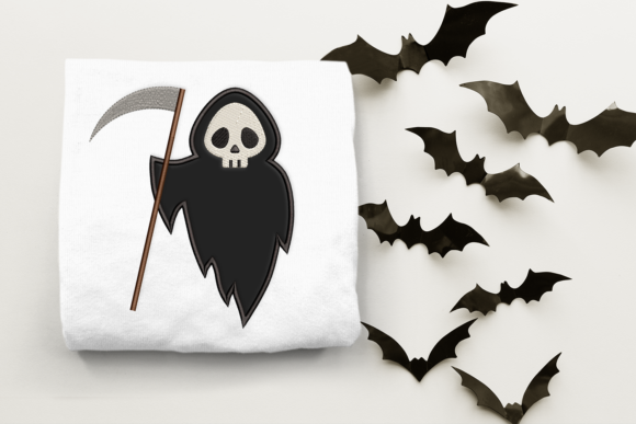 Cute Grim Reaper Embroidery Design Review for Creative Entrepreneurs