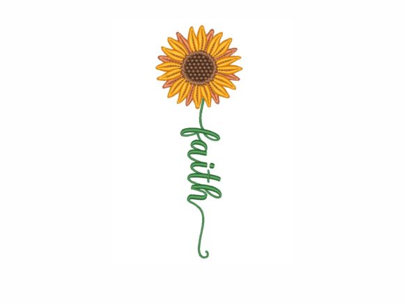 Faith Sunflower Embroidery Design: A Professional Designer’s Review