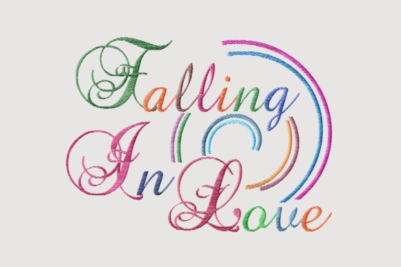 Falling in Love Rainbow Lettering: A Craft Fair Review