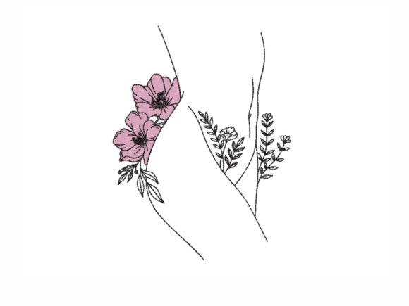 Naked Woman with Flowers: A Designer's Review for Personalized Gifts