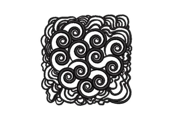 Psychedelic Style Black and White Embroidery: A Holiday Designer's Review