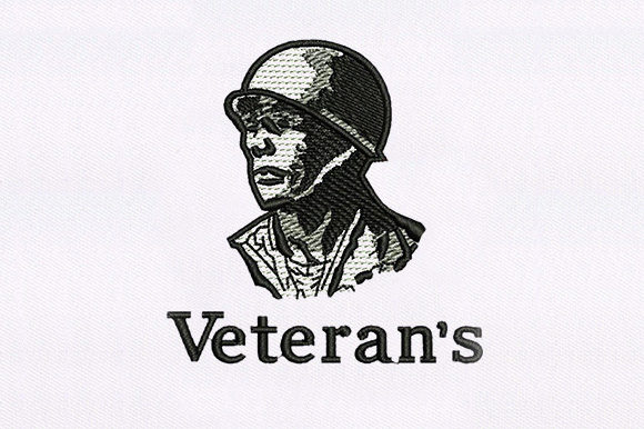 Reviewing the Veteran Soldier Embroidery Design for Boutique Sweatshirts