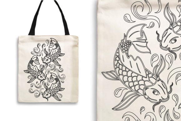The Perfect Gift: Testing a Japanese Koi Fish Embroidery Design